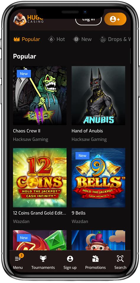 Hugo casino mobile
